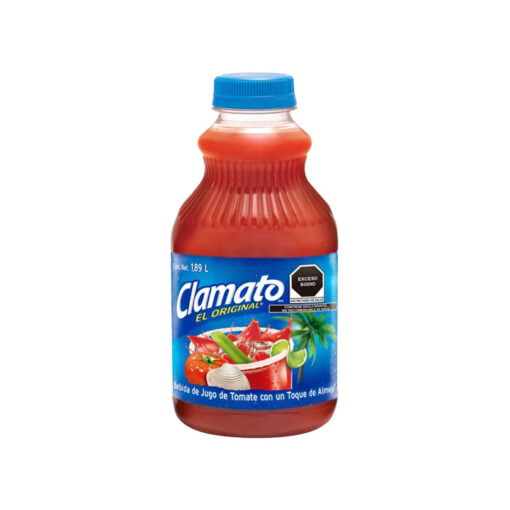Jugo de tomate con almeja Clamato