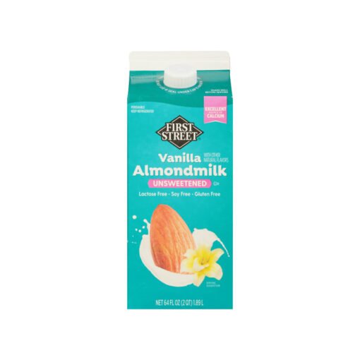 Bebida a base de almendras sabor vainilla sin azúcar First Street