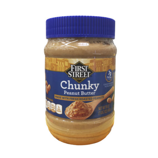 Crema de cacahuate con trozos First Street