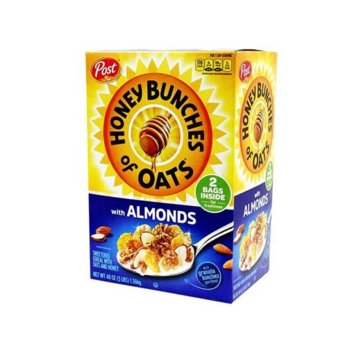 Cereal de avena con almendras Honey Bunches