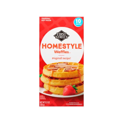 Waffles estilo casero First Street
