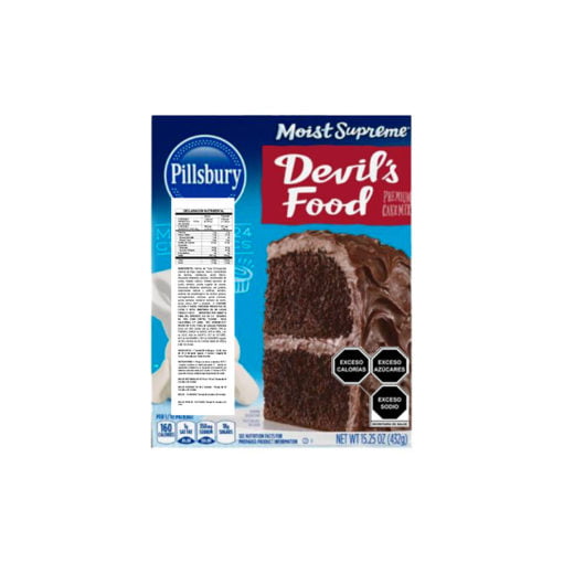 Harina para pastel devils food Pillsbury