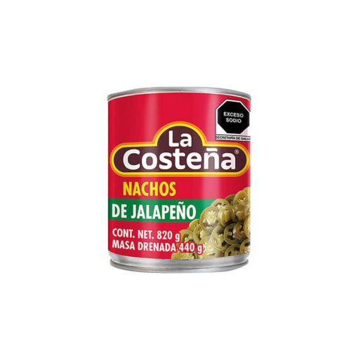 Chiles jalapeños nachos La Costeña