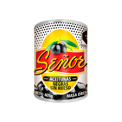 Aceitunas negras sin hueso Señor