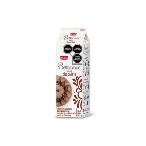 Crema bettercreme sabor chocolate Rich's
