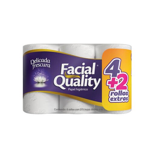 Papel higienico Facial Quality 4 + 2 rollos