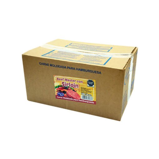 Carne para hamburguesa beef master con sirloin American Beef