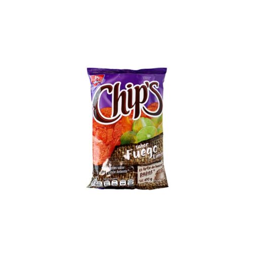 Papas sabor fuego limón Chip's de Barcel