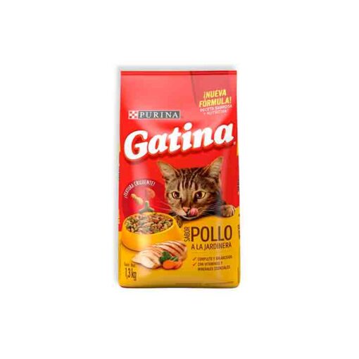 Alimento para gato sabor pollo Gatina