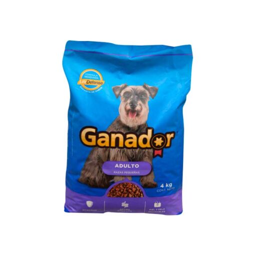 Alimento para perro adulto razas pequeñas Ganador (4 kg)