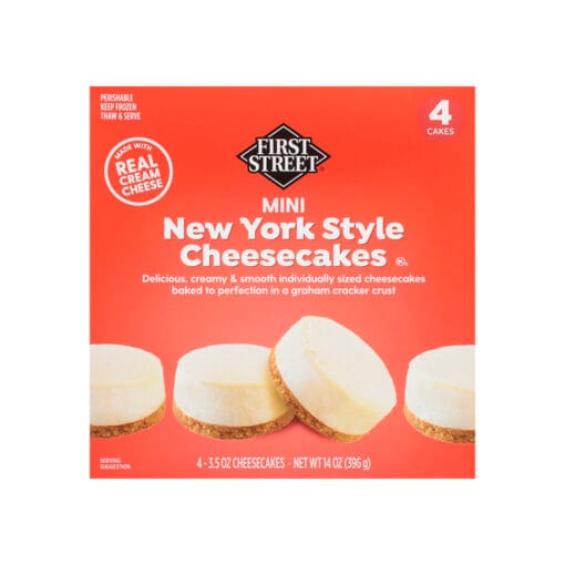 Pastel de queso estilo New York First Street (4 pz)