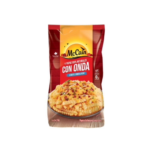 Papas onduladas congeladas Mccain