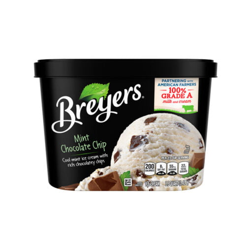 Nieve sabor chocolate con menta Breyers