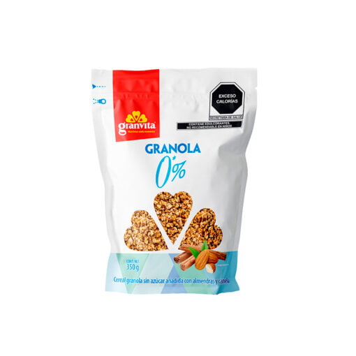 Granola 0% azúcar con almendra y canela Granvita
