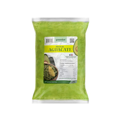 Pulpa de aguacate Greenius