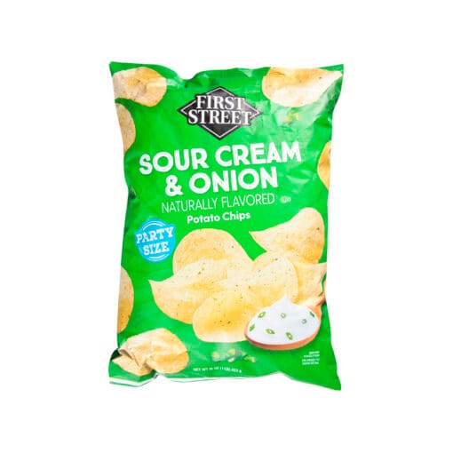 Papas sabor crema y cebolla First Street
