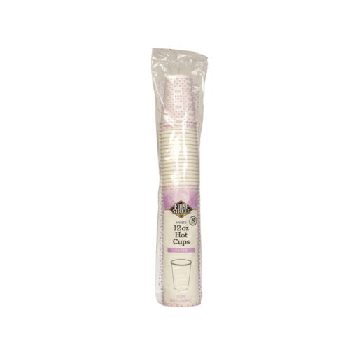 Vasos blancos para bebida caliente First Street