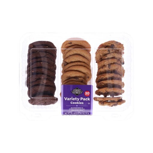 Variedad de galletas First Street