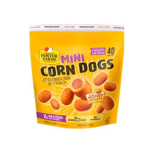 Mini corn dogs Foster Farms