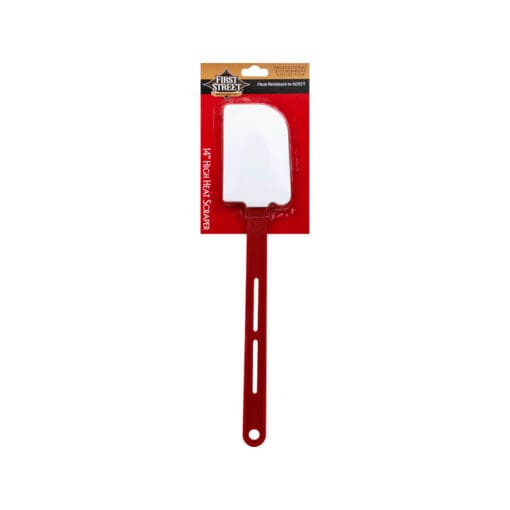 Espátula alta lisa 14" para temperatura alta First Street