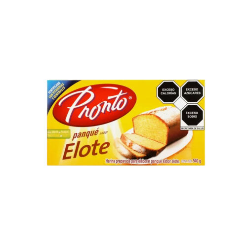 Harina para panqué de elote Pronto