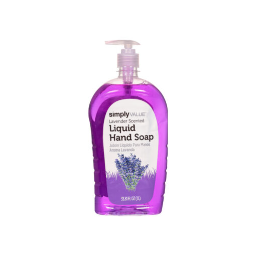 Jabón líquido para manos aroma lavanda Simply Value